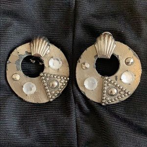 Vintage chunky earrings